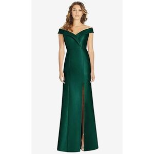 NWT Alfred Sung Off Shoulder Trumpet Gown - size 12